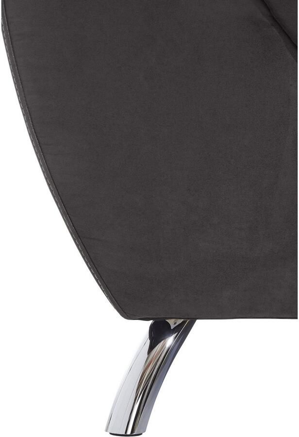 Jockenhöfer Gruppe Hoekbank San Francisco L-vorm met ingewerkte koudschuimmat en stiksels inclusief kussen - Foto 2