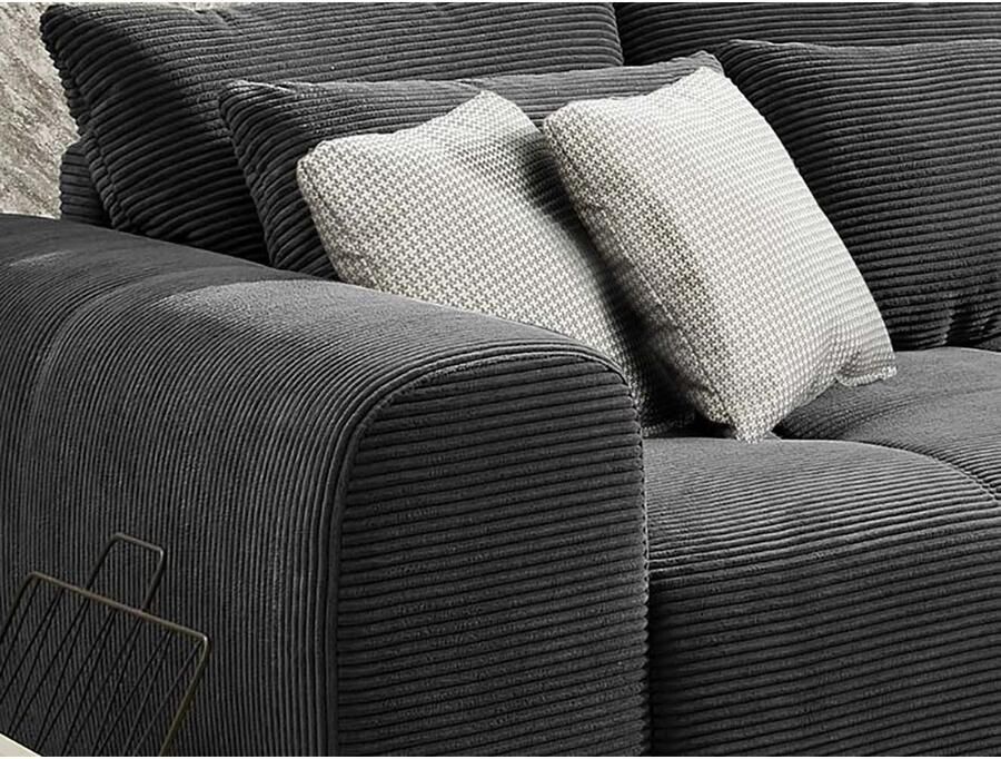 Jockenhöfer Gruppe Megabank Moldau inclusief losse rug- en sierkussens vrij plaatsbaar