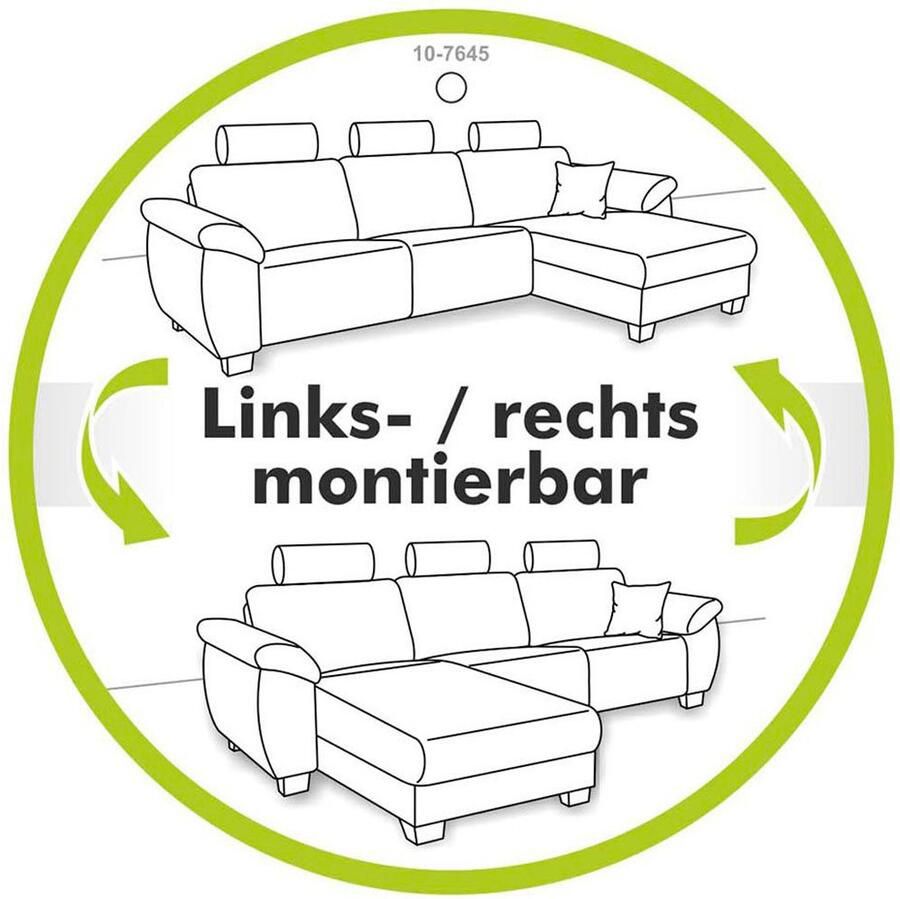 Jockenhöfer Gruppe Megabank Spa in retrolook met zigzag veren en vrijstaand in de kamer te plaatsen incl. 7 kussens - Foto 2