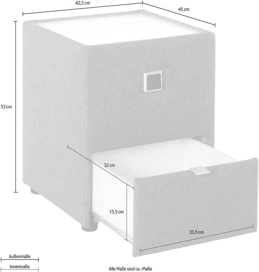 Jockenhöfer Gruppe Nachtkastje Lancy met ledverlichting - Foto 2