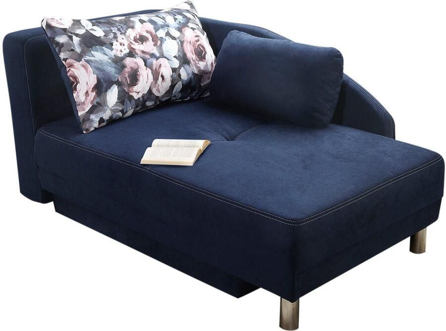 Jockenhöfer Gruppe Récamier ROY Chaise longue met slaapfunctie en bedkist met binnenvering