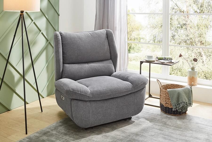 Jockenhöfer Gruppe Relaxfauteuil Daytona met elektromotorische verstelfuncties XXL-uitstraling vering USB-oplaadpoort relaxfunctie - Foto 4