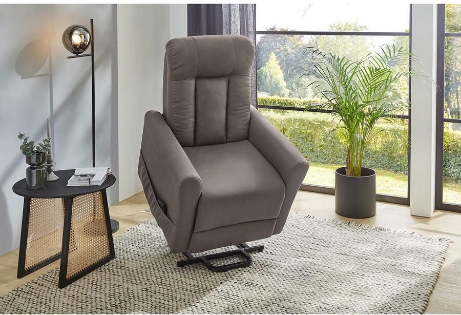 Jockenhöfer Gruppe Relaxfauteuil Detroit met elektromotorische verstelfuncties Opstelfunctie pocketvering 2 motoren afstandsbediening