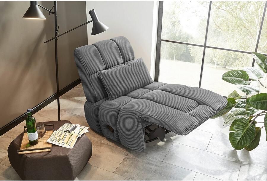 Jockenhöfer Gruppe Relaxfauteuil Doncaster met draai- schommel- relax- en kantelfunctie aangenaam zachte corduroystof - Foto 2