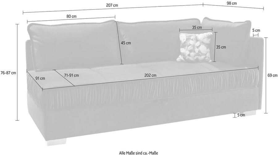 Jockenhöfer Gruppe Relaxstoel DANA inclusief sierkussen binnenvering en veel bergruimte in een trendy design - Foto 5