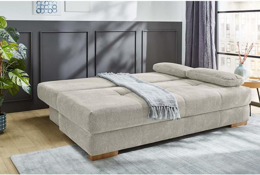 Jockenhöfer Gruppe Slaapbank Calli geschikt als vaste slaper met tonvormige pocketveren + zigzag veren in de zitting + rugleuning bedbox - Foto 5