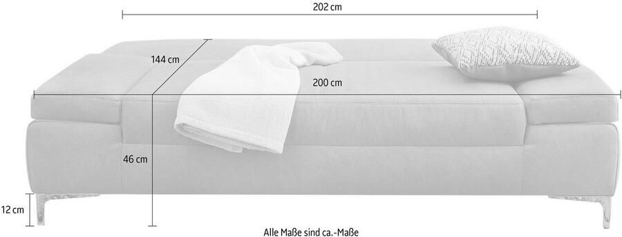 Jockenhöfer Gruppe Slaapbank JANO klassieke slaapbank met individueel verstelbare armleuningen - Foto 3