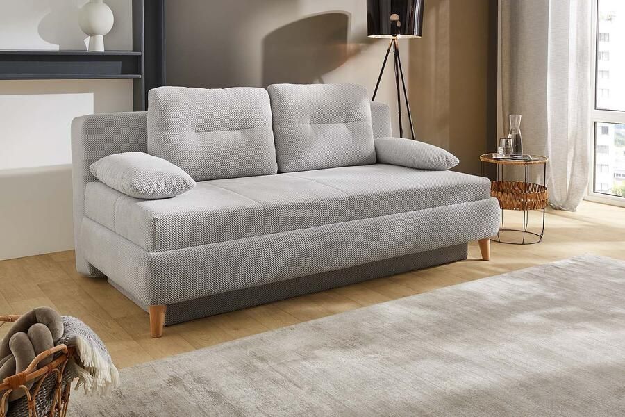 Jockenhöfer Gruppe Slaapbank Maja slaapbank Omkeerbare pocketveringmatras ligoppervlak 160x200 cm bedlade - Foto 2