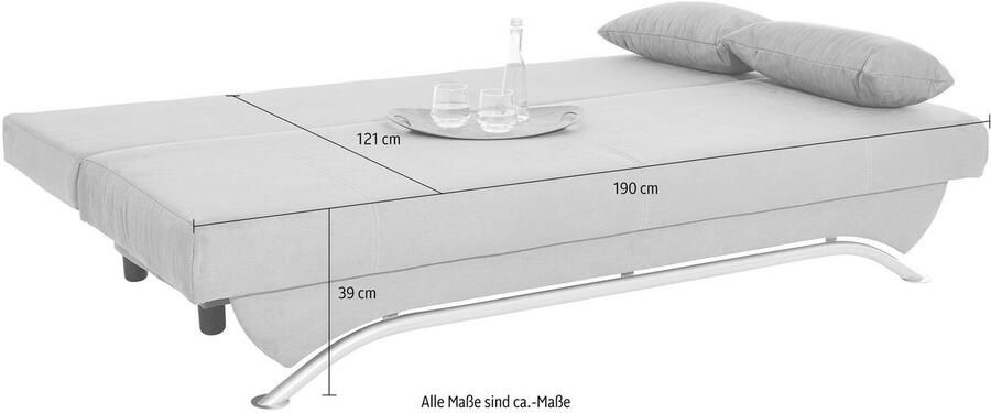 Jockenhöfer Gruppe Slaapbank Nancy met slaapfunctie en bedkist inclusief losse rugkussens - Foto 4