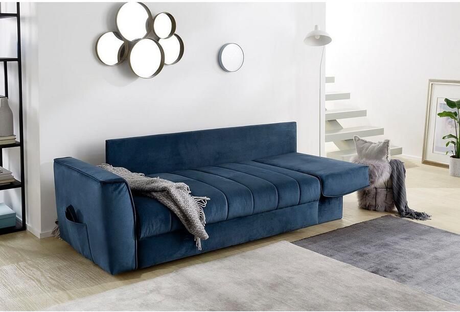 Jockenhöfer Gruppe Slaapbank Rick logeerbed slaap-liege ligoppervlak 200 86cm Ruimtebesparende bank met slaapfunctie binnenveringsinterieur - Foto 2