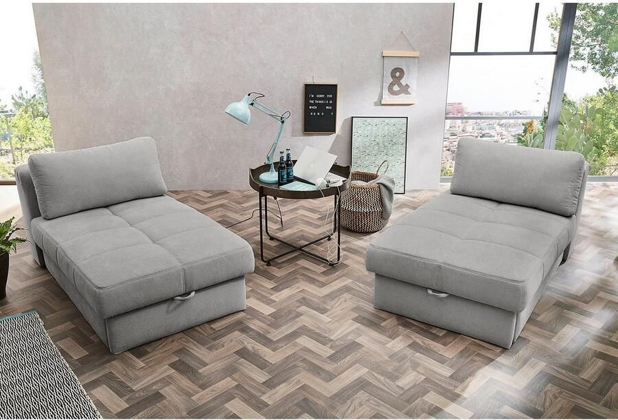 Jockenhöfer Gruppe Slaapbank ROBIN Slaapfunctie en bedkist met binnenvering en losse rugkussen - Foto 3