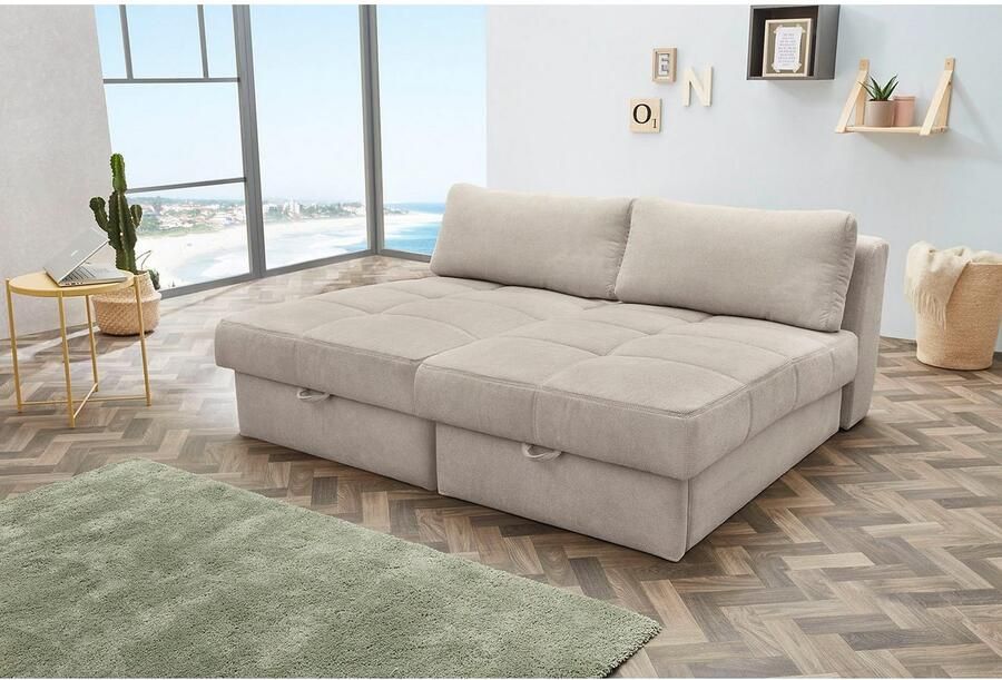 Jockenhöfer Gruppe Slaapbank ROBIN Slaapfunctie en bedkist met binnenvering en losse rugkussen - Foto 3