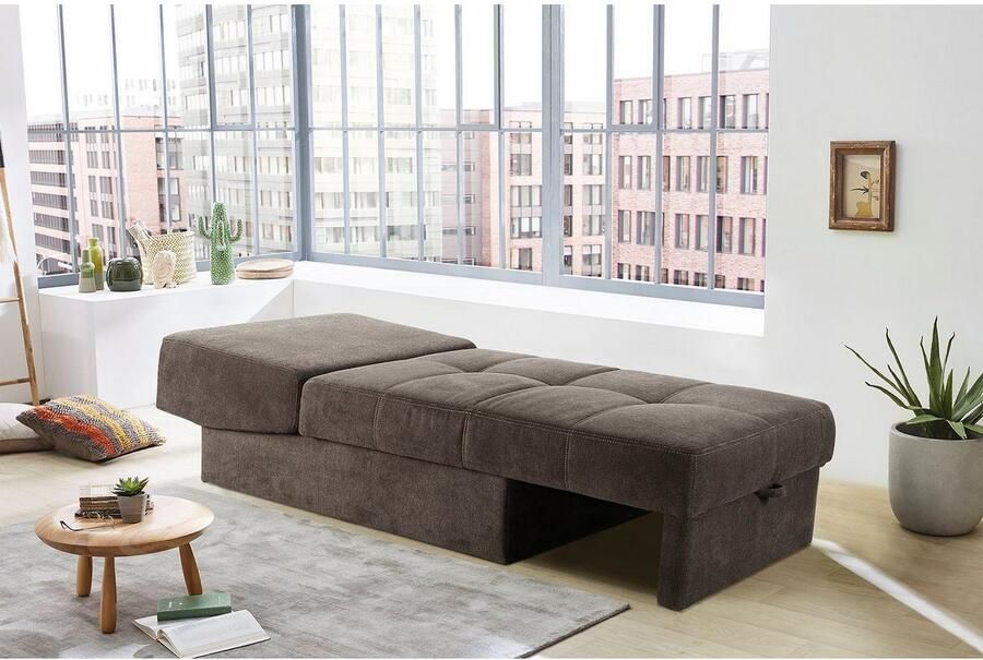 Jockenhöfer Gruppe Slaapbank ROBIN Slaapfunctie en bedkist met binnenvering en losse rugkussen - Foto 7