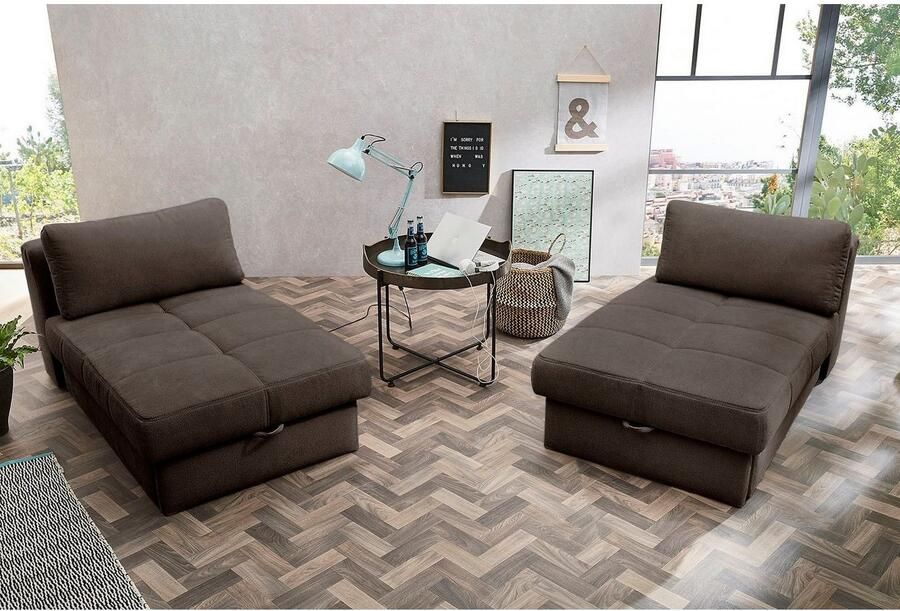 Jockenhöfer Gruppe Slaapbank ROBIN Slaapfunctie en bedkist met binnenvering en losse rugkussen - Foto 3