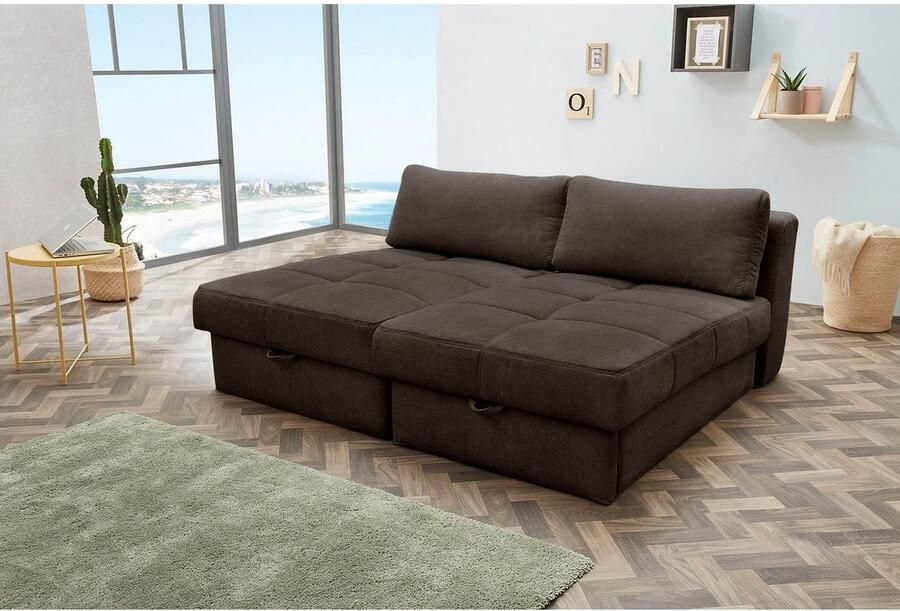 Jockenhöfer Gruppe Slaapbank ROBIN Slaapfunctie en bedkist met binnenvering en losse rugkussen - Foto 4