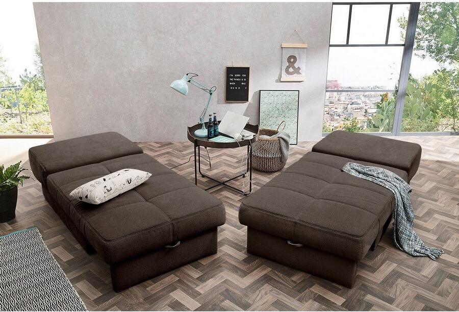 Jockenhöfer Gruppe Slaapbank ROBIN Slaapfunctie en bedkist met binnenvering en losse rugkussen - Foto 5