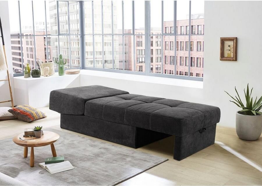 Jockenhöfer Gruppe Slaapbank ROBIN Slaapfunctie en bedkist met binnenvering en losse rugkussen - Foto 3