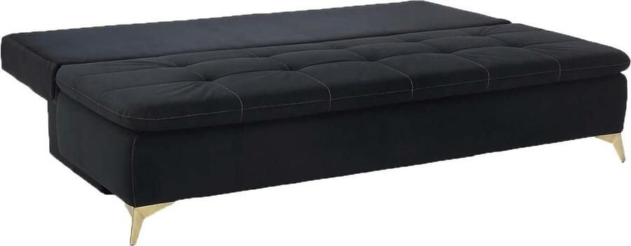 Jockenhöfer Gruppe Slaapbank Sarah met gastenbedfunctie goudkleurige glamoureuze elementen bedbox - Foto 5