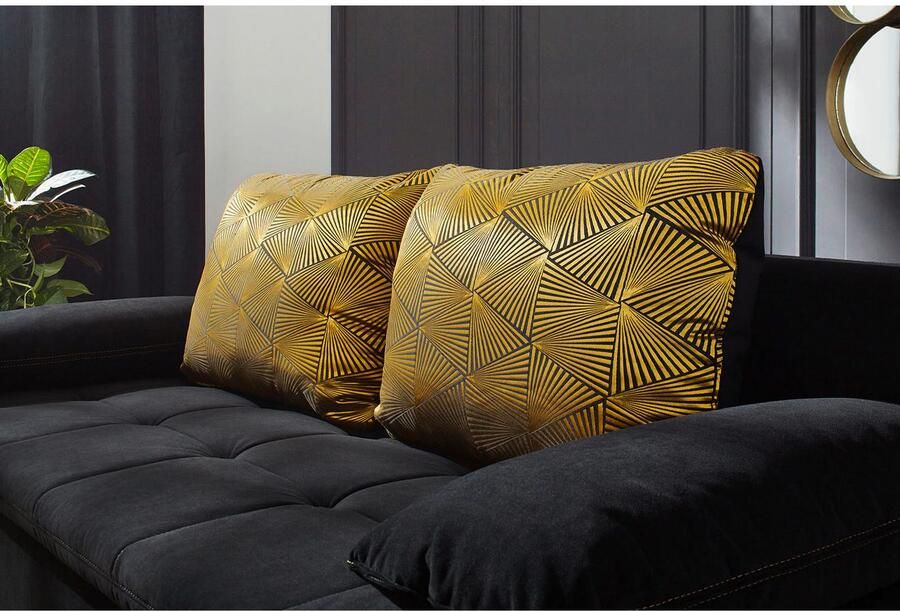 Jockenhöfer Gruppe Slaapbank Sarah met gastenbedfunctie goudkleurige glamoureuze elementen bedbox - Foto 2