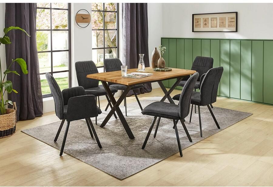 Jockenhöfer Gruppe Stoel met 4 poten Kelly (set 4 stuks) - Foto 2