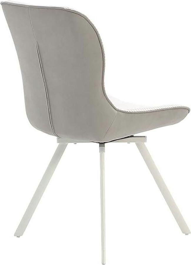 Jockenhöfer Gruppe Stoel met 4 poten Mellum Inclusief draaifunctie (360° draaibaar) bekledingsstof cord (set 2 stuks) - Foto 2