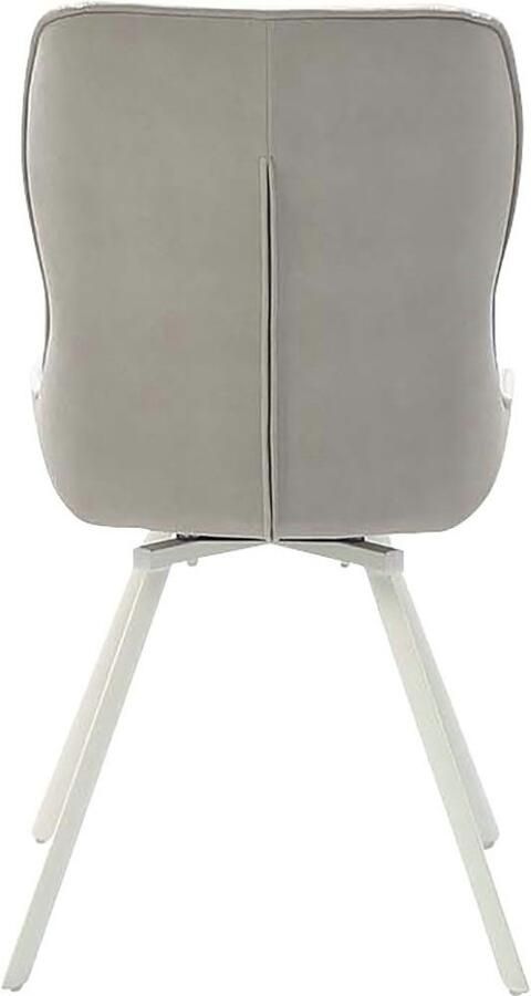 Jockenhöfer Gruppe Stoel met 4 poten Mellum Inclusief draaifunctie (360° draaibaar) bekledingsstof cord (set 2 stuks) - Foto 11