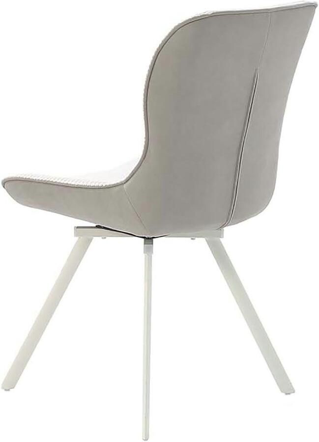 Jockenhöfer Gruppe Stoel met 4 poten Mellum Inclusief draaifunctie (360° draaibaar) bekledingsstof cord (set 2 stuks) - Foto 3