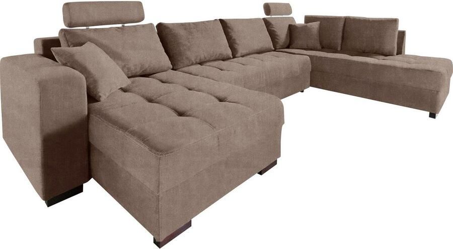 Jockenhöfer Gruppe Zithoek Antego U-vorm inclusief slaapfunctie bedkist en hoofdsteun - Foto 3