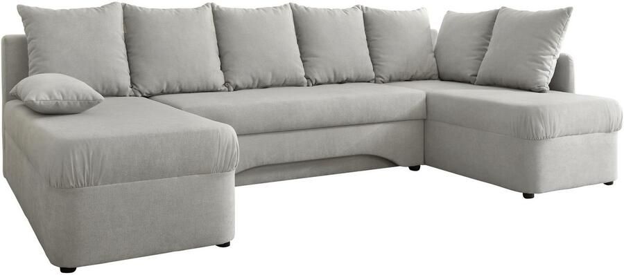 Jockenhöfer Gruppe Zithoek Arktis U-vorm met slaapfunctie en opbergruimte beddengoed onze blijvende lage prijs - Foto 7