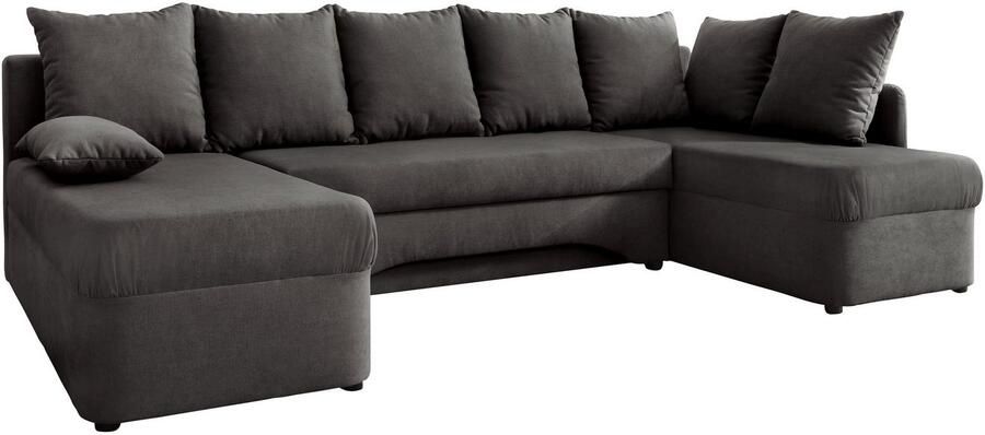 Jockenhöfer Gruppe Zithoek Arktis U-vorm met slaapfunctie en opbergruimte beddengoed onze blijvende lage prijs - Foto 7