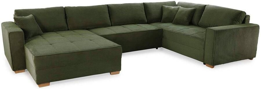 Jockenhöfer Gruppe Zithoek Brixen U-vorm Slaapfunctie bedkist ottomane is links of rechts te monteren - Foto 3