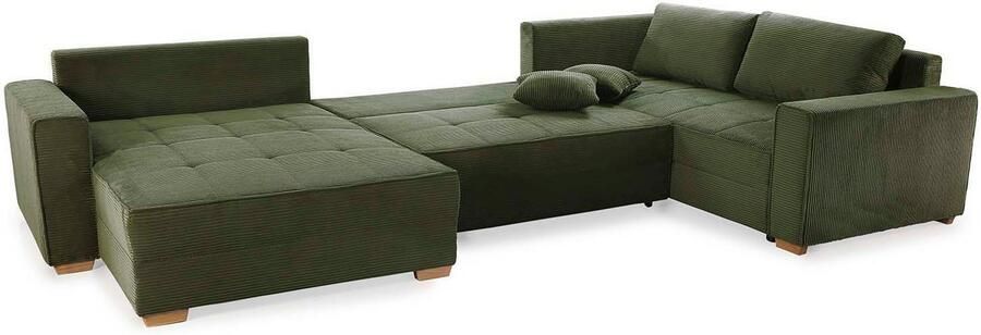 Jockenhöfer Gruppe Zithoek Brixen U-vorm Slaapfunctie bedkist ottomane is links of rechts te monteren - Foto 4