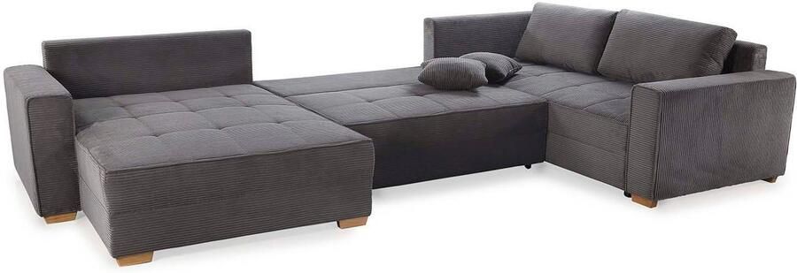 Jockenhöfer Gruppe Zithoek Brixen U-vorm Slaapfunctie bedkist ottomane is links of rechts te monteren - Foto 5