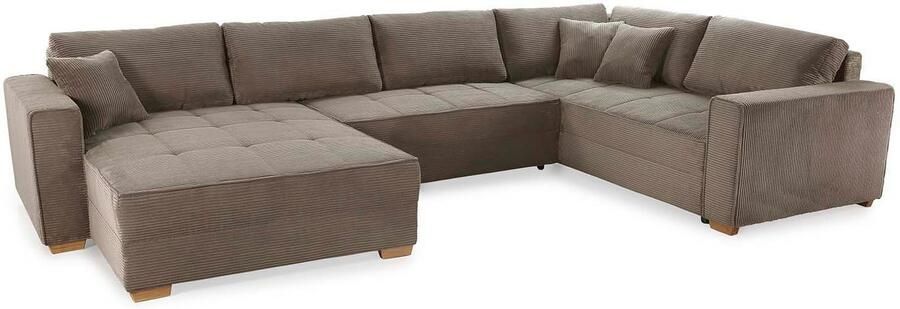 Jockenhöfer Gruppe Zithoek Brixen U-vorm Slaapfunctie bedkist ottomane is links of rechts te monteren - Foto 3