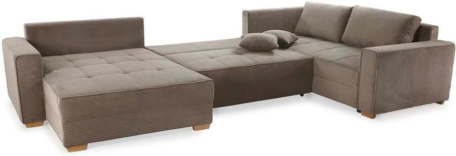 Jockenhöfer Gruppe Zithoek Brixen U-vorm Slaapfunctie bedkist ottomane is links of rechts te monteren - Foto 4