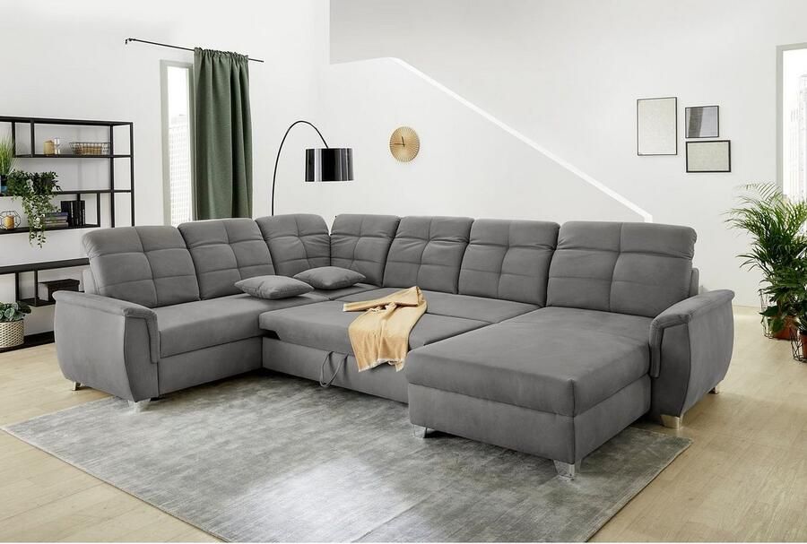 Jockenhöfer Gruppe Zithoek Livorno U-vorm met 7 verstelbare hoofdborden bed- en relaxfunctie - Foto 2