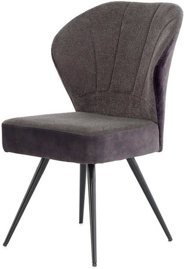 Jockenhöfer Gruppe Vrijdragende stoel Oder met pocketveren in bekleding materiaalmix verkrijgbaar in 2 kleuren (set 4 stuks) - Foto 4