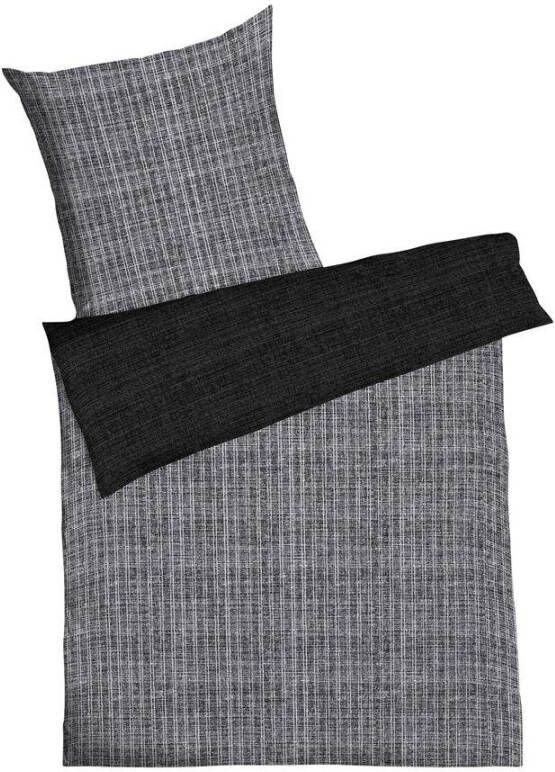 Kaeppel Tweezijdig te gebruiken overtrekset Eternity combo dekbedovertrek satijn met zijdeachtige glans streepdesign - Foto 5
