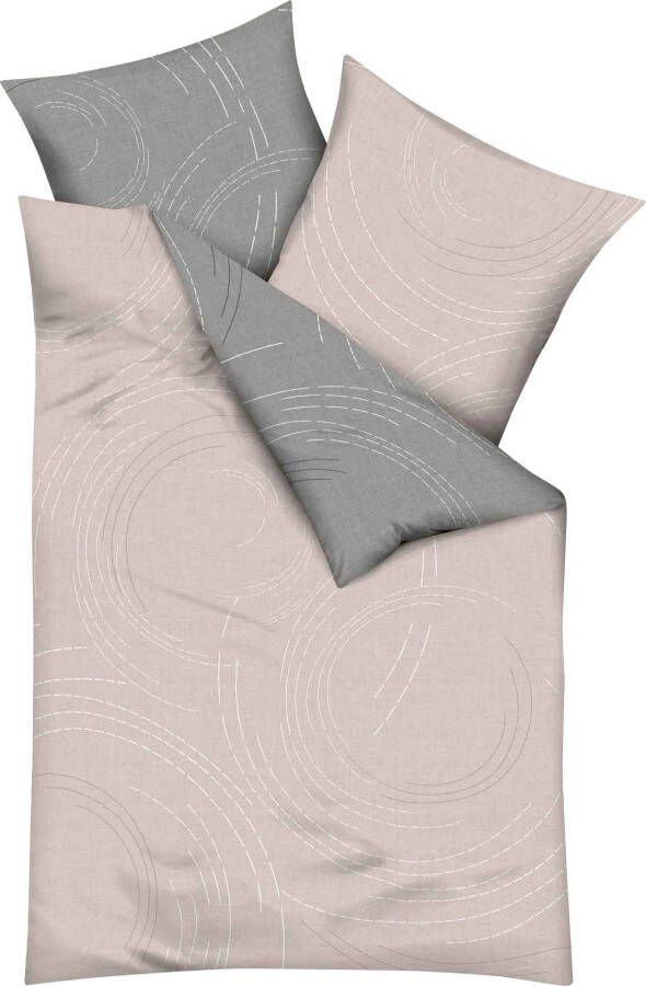 Kaeppel Tweezijdig te gebruiken overtrekset Jaro in mt. 135x200 155x220 of 200x200 cm met ritssluiting 100% katoen dekbedovertrek met een tijdloos design - Foto 3