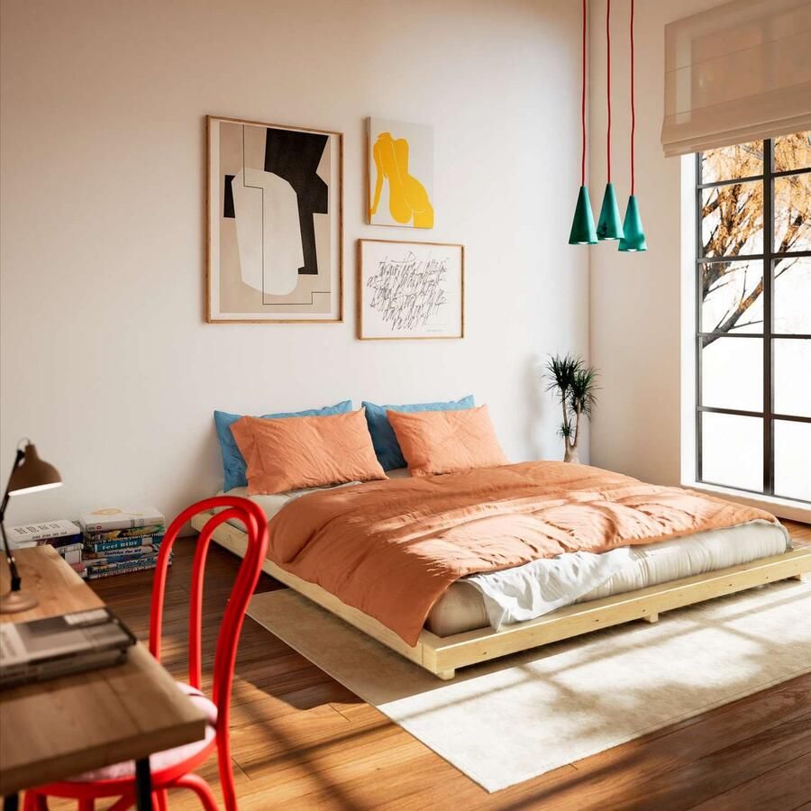 Karup Bedframe DOCK BED futonbed massief houten bed zonder matras Bed met lattenbodem van FSC gecertificeerd grenen meerdere maten - Foto 2