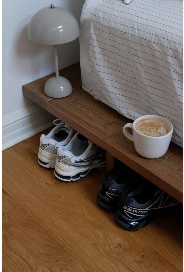 Karup Bedframe JAPAN BED Futonbed van FSC -gecertificeerd massief hout Massief houten bed met lattenbodem massief grenen bed zonder hoofdeinde - Foto 4