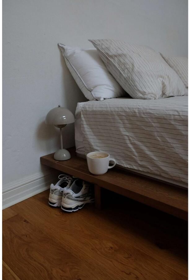 Karup Bedframe JAPAN BED Futonbed van FSC -gecertificeerd massief hout Massief houten bed met lattenbodem massief grenen bed zonder hoofdeinde - Foto 5