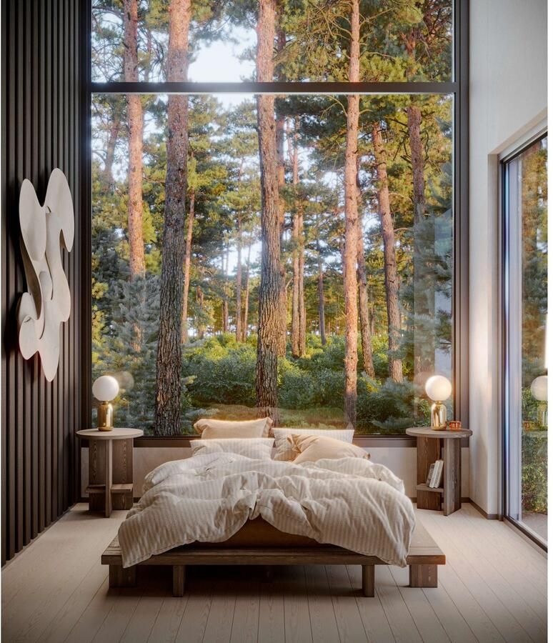 Karup Bedframe JAPAN BED Futonbed van FSC -gecertificeerd massief hout Massief houten bed met lattenbodem massief grenen bed zonder hoofdeinde