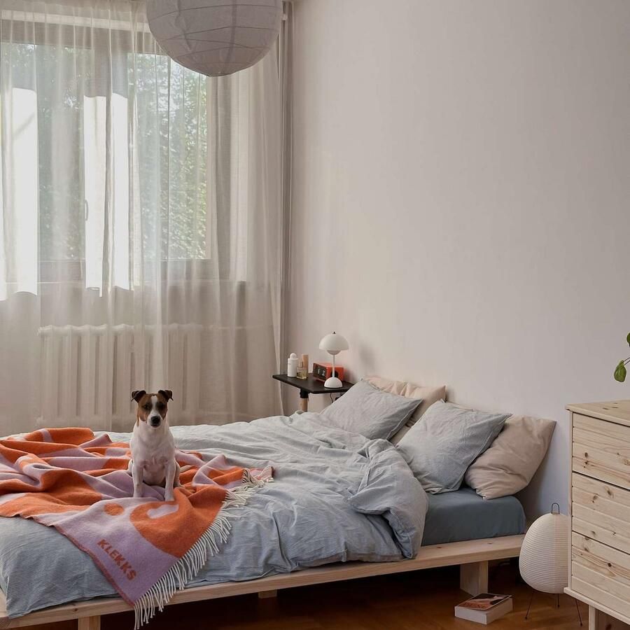 Karup Bedframe JAPAN BED Futonbed van FSC -gecertificeerd massief hout Massief houten bed met lattenbodem massief grenen bed zonder hoofdeinde - Foto 3