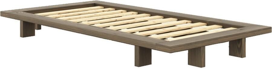 Karup Bedframe JAPAN BED Futonbed van FSC -gecertificeerd massief hout Massief houten bed met lattenbodem massief grenen bed zonder hoofdeinde - Foto 11