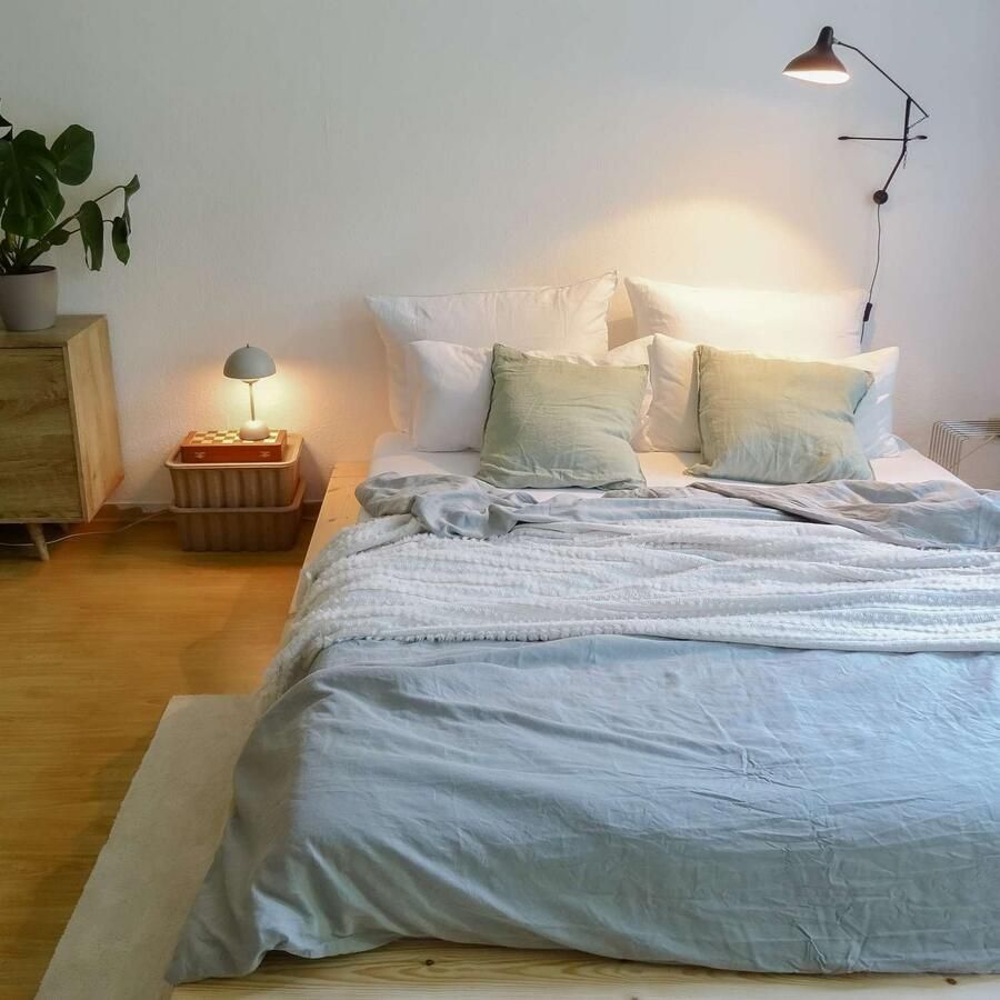 Karup Bedframe JAPAN BED Futonbed van FSC -gecertificeerd massief hout Massief houten bed met lattenbodem massief grenen bed zonder hoofdeinde - Foto 8