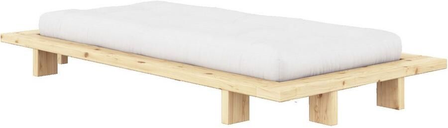 Karup Bedframe JAPAN BED Futonbed van FSC -gecertificeerd massief hout Massief houten bed met lattenbodem massief grenen bed zonder hoofdeinde - Foto 10