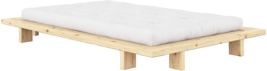 Karup Bedframe JAPAN BED Futonbed van FSC -gecertificeerd massief hout Massief houten bed met lattenbodem massief grenen bed zonder hoofdeinde - Foto 11