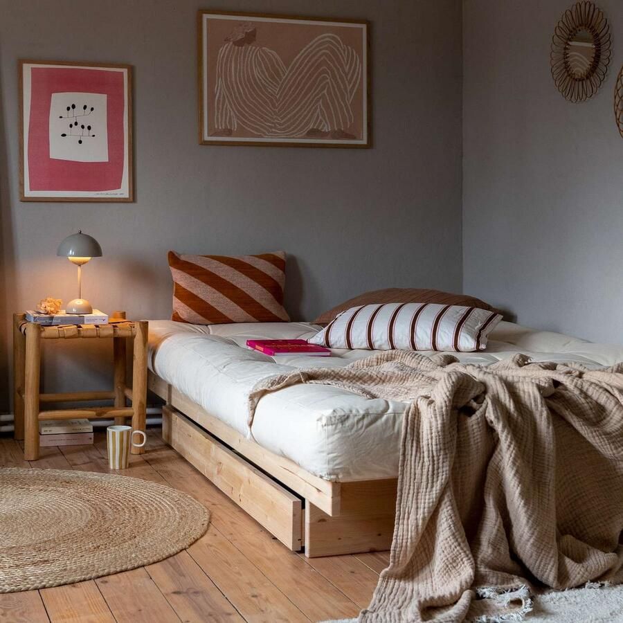 Karup Bedframe Kanso Bed opbergbed bed met of zonder lades Bed met zonder lades inclusief lattenbodem FSC gecertificeerd - Foto 2