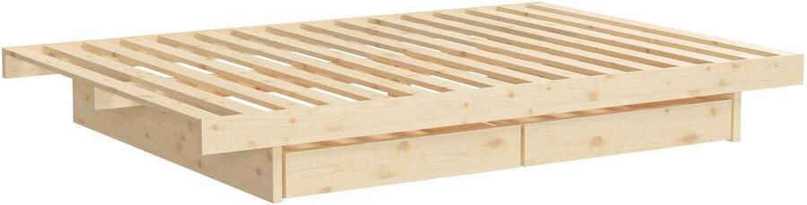 Karup Bedframe Kanso Bed opbergbed bed met of zonder lades Bed met zonder lades inclusief lattenbodem FSC gecertificeerd - Foto 6